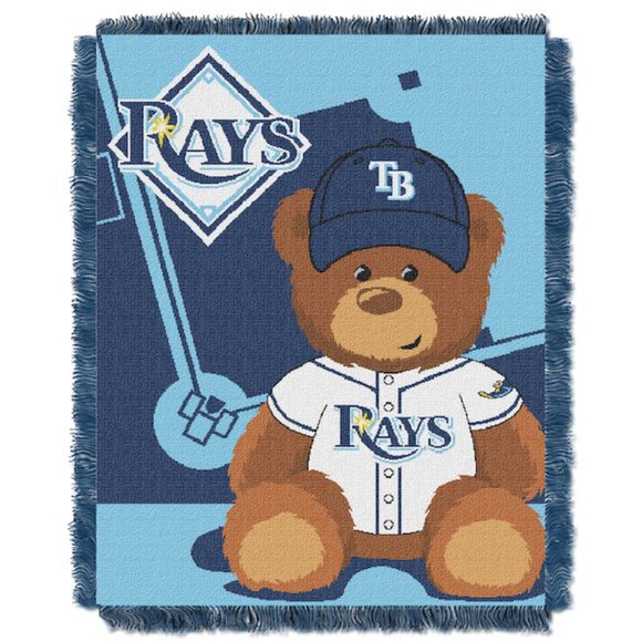 Rays MLB Baby Blanket ( Trow) - Picture 1 of 6